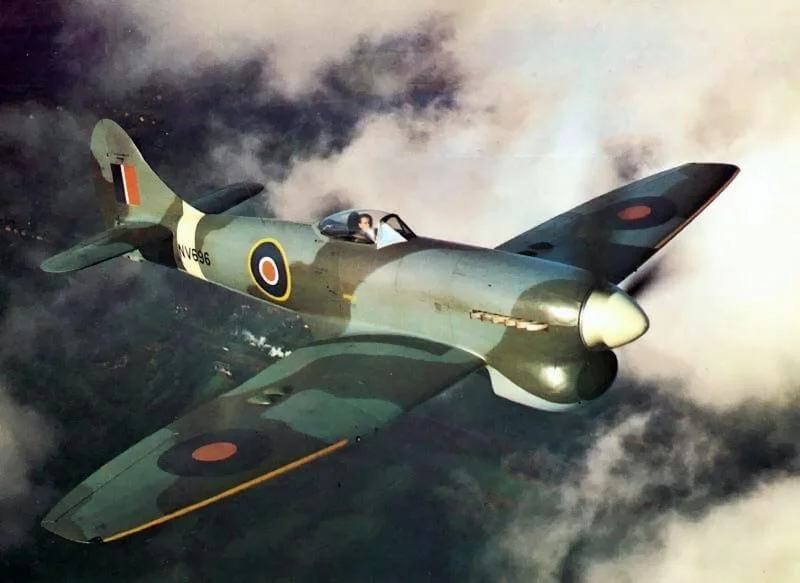 Which of these aircraft is the Supermarine Spitfire?